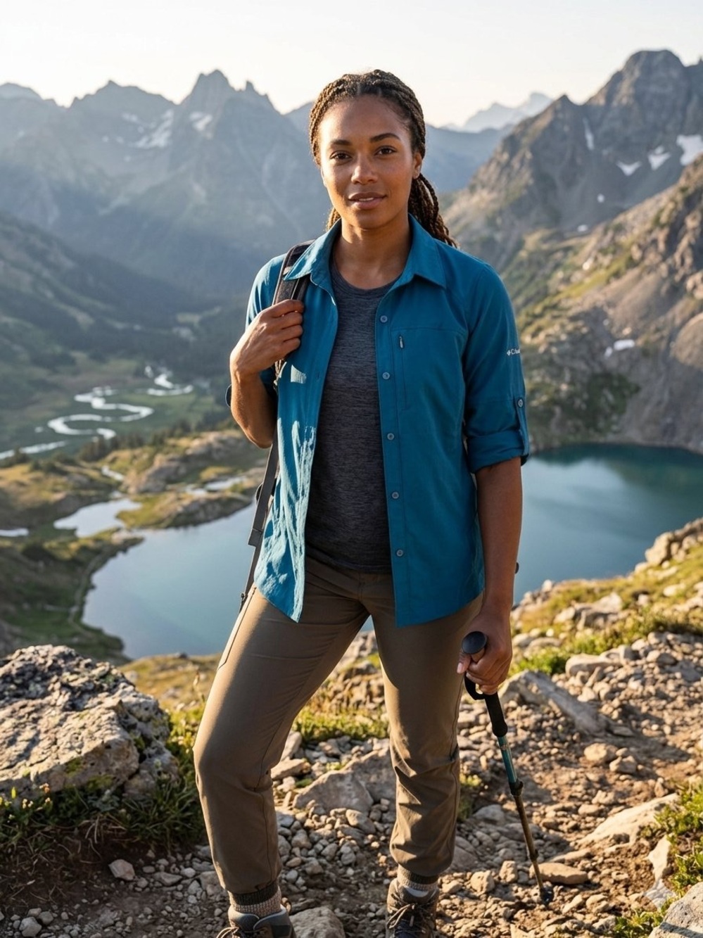 COLUMBIA Silver Ridge Utility OMNI-SHADE Hiking Long-sleeve Shirt